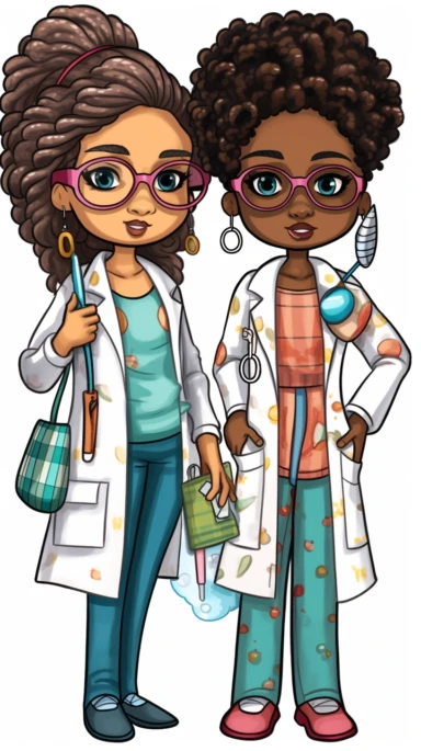 2 girls per grid, Nurses, lab coats, Black Girl Magic, Beautiful braided hair styles, Fashion Nova Themed Clipart, Black Girls Magic Clipart, Black Women Clipart, Black Girls PNG, Black Girl Sticker/Planner/Journal/Print Lady boss clipart, Boss Fashion clipart, Fashion Girl Clipart, Boss Girl clipart, Fashion Illustration, Afro lady clipart