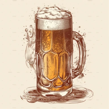 vector art, logo design, vintage argentina beer glass drawing, ancient argentina beer glass clipart, transparent background, 4k quality, flawless drawing , Alebrije, abstract, Illustrators, by Sabbas Apterus, bar culture, amazing pub scene, beer keg animation