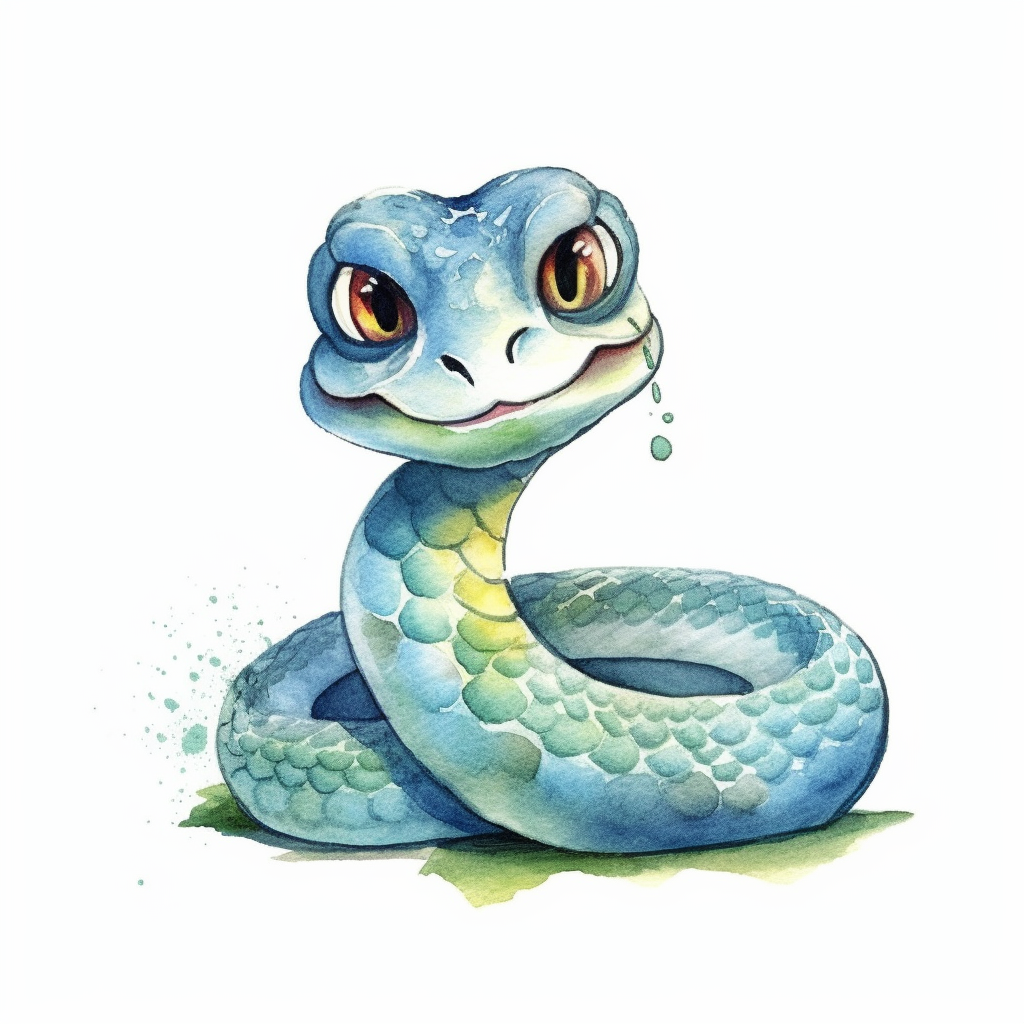 cartoon snake clipart
