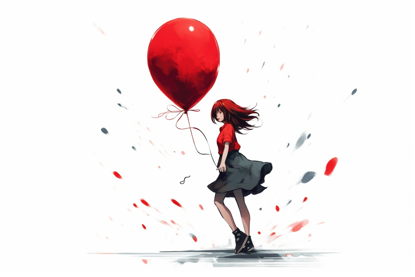 girl running clipart