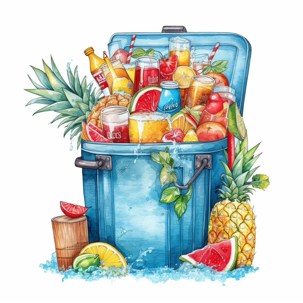 cooler cliparts