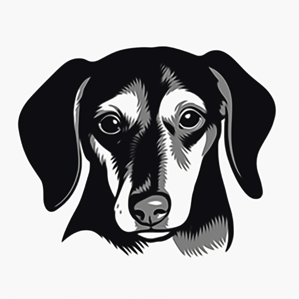 black dachshund cliparts