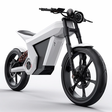 Tesla releases a line of electric bikes, designed with the same sleek, futuristic aesthetic as their cars, logo clipart, white background