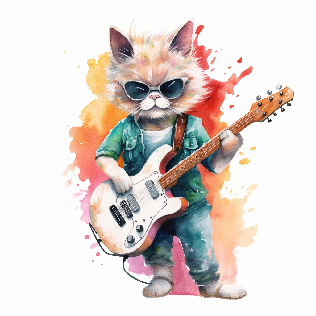 electric guitar clipart