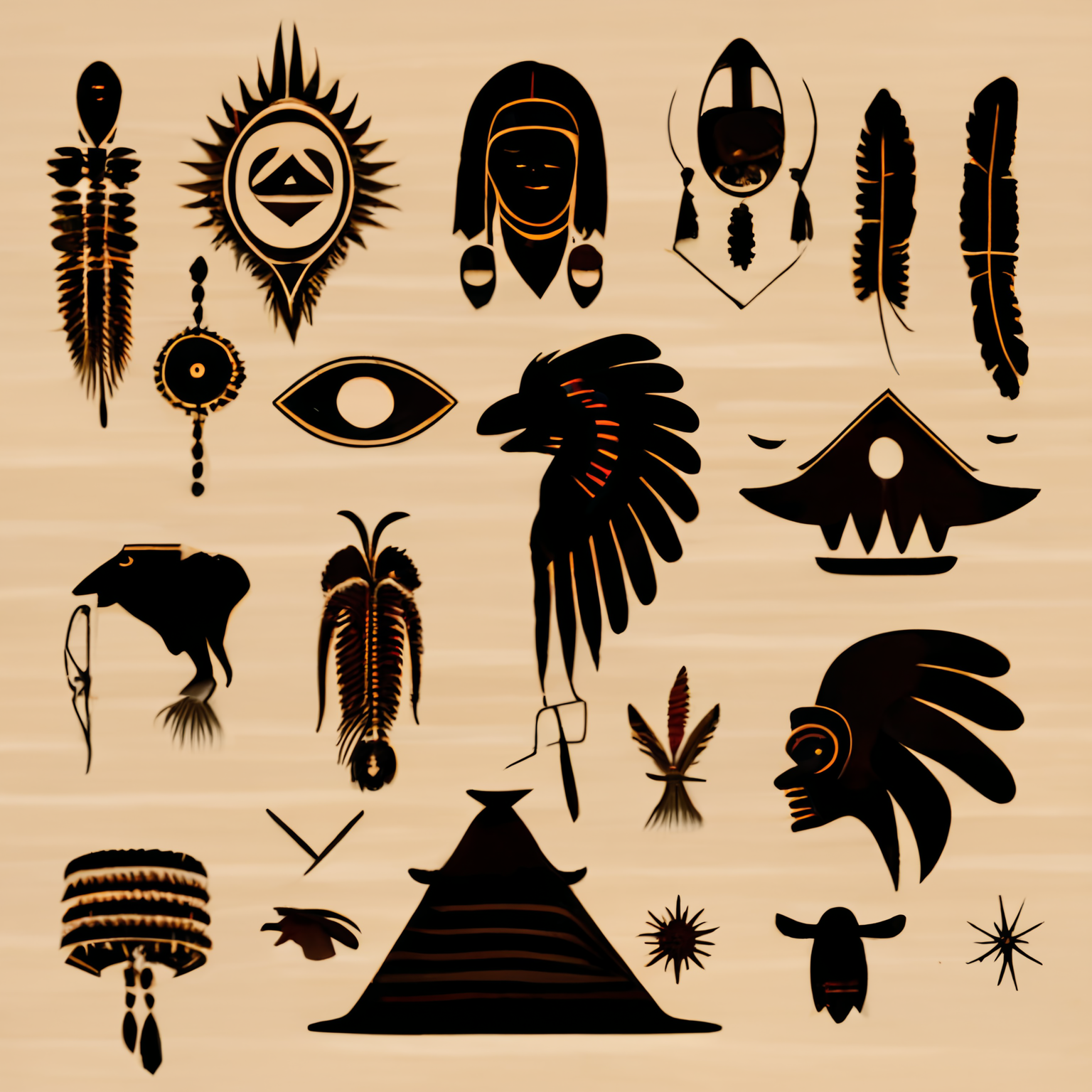 american symbols cliparts