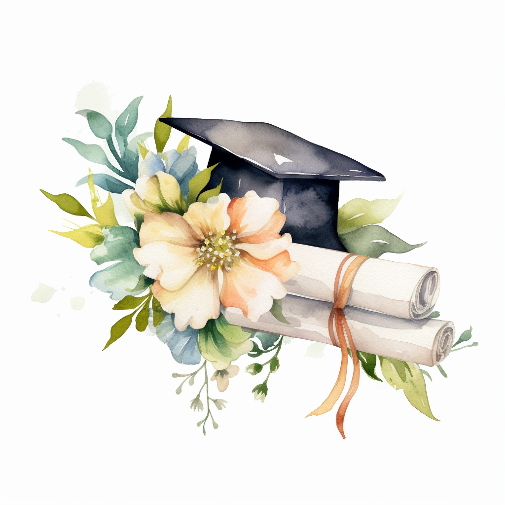 graduation scroll cliparts