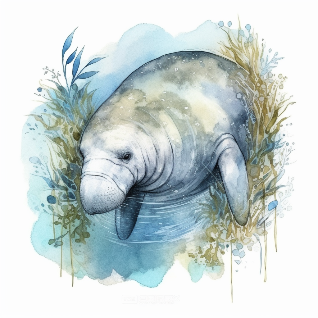 manatee cliparts