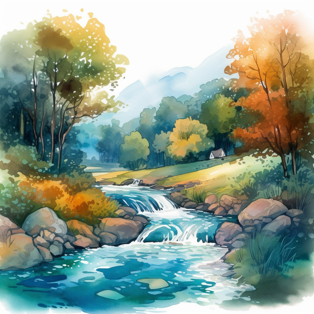flowing river cliparts