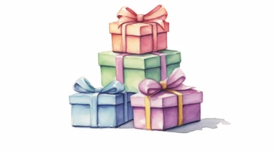 Minimalistic watercolor, hand drawn sketch, adorable, stack of wrapped presents, Christmas clipart, pastel colors, white background photo-realistic, ultra sharp, ultra sharp focus, ultra detailed focus, simplicity, higher coherence, minimalism, ultra detailed, hyper realistic details, beautiful, modern, OC rendered, 32k uhd , insane details, intricate details, Photoshoot, Depth of Field, captured with Phase One XF IQ4 camera , 200 Mega Pixel lens,