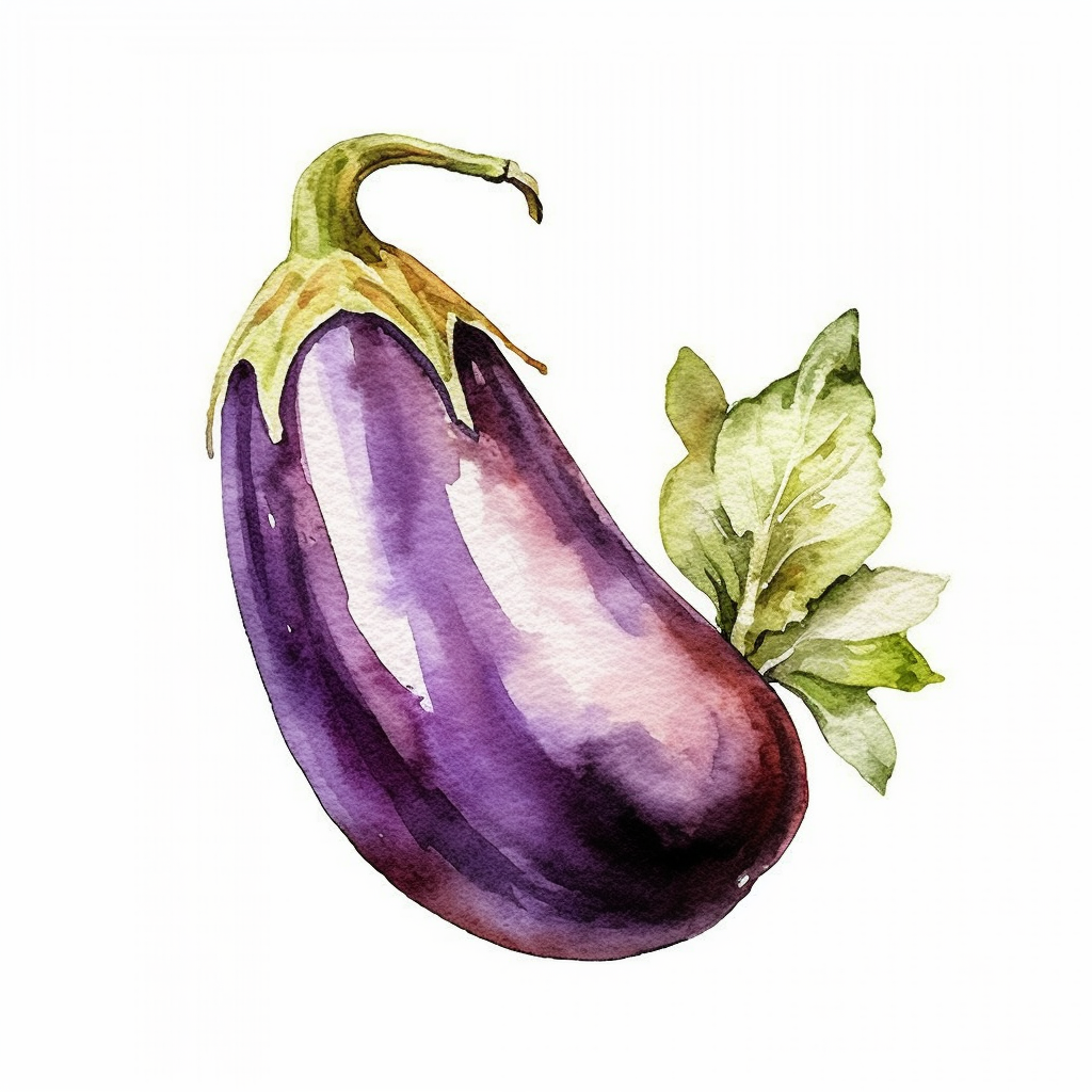 eggplant white cliparts