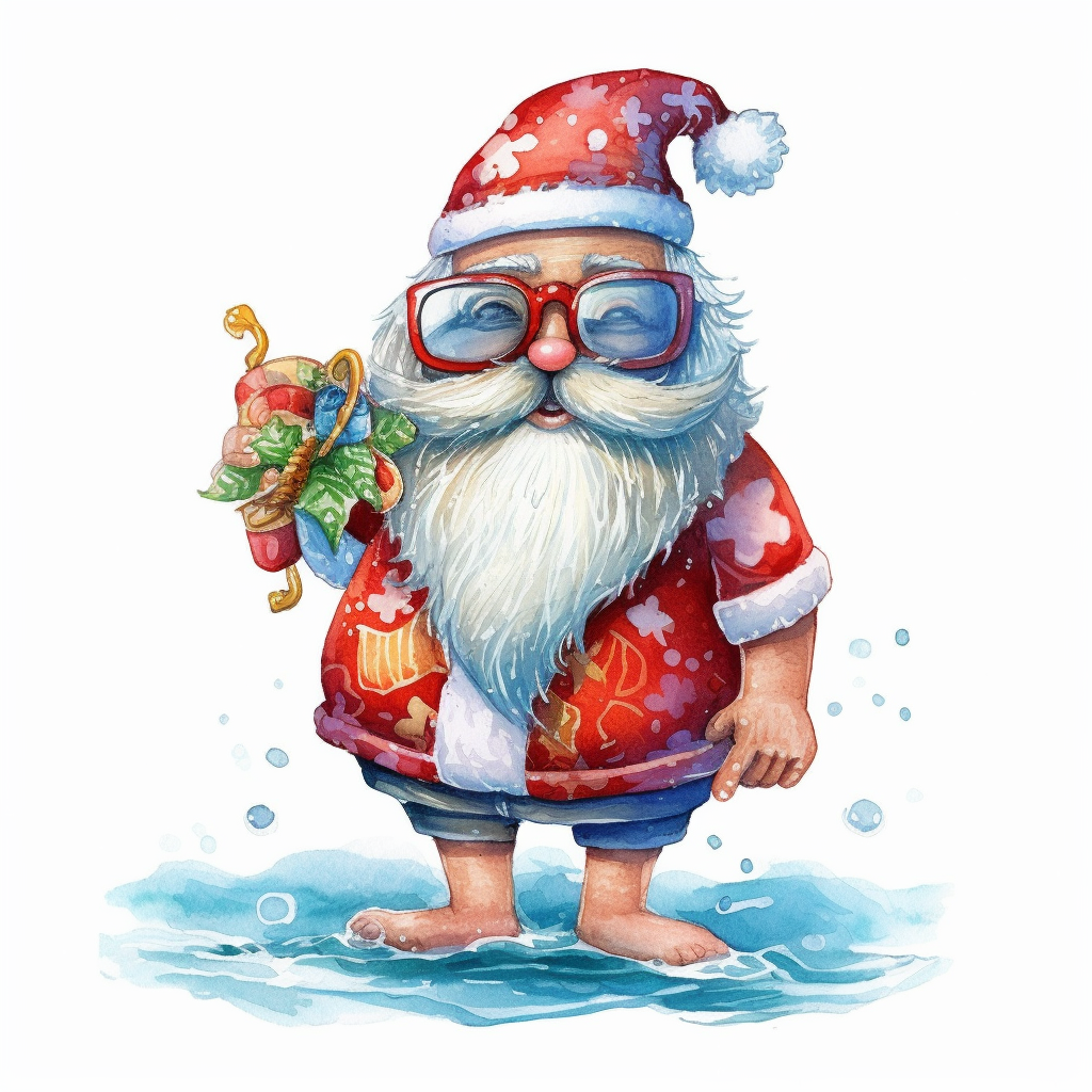 funny santa clipart