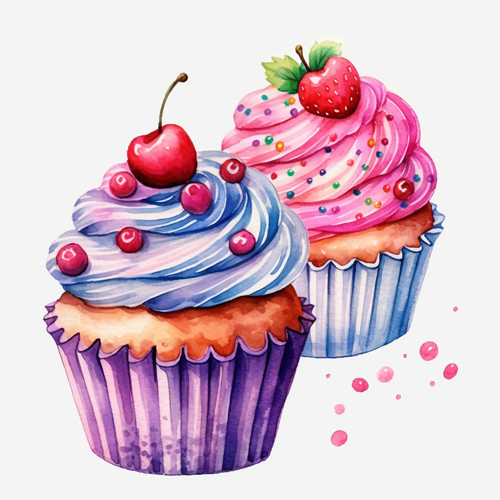 cupcake cliparts transparent