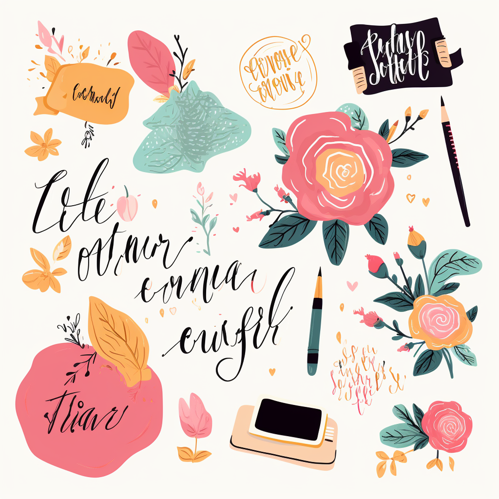 inspirational quotes cliparts
