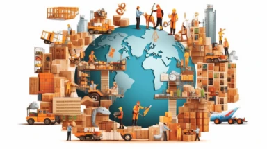 global inventory managment, clipart and cutout photos combined with vector illustrations