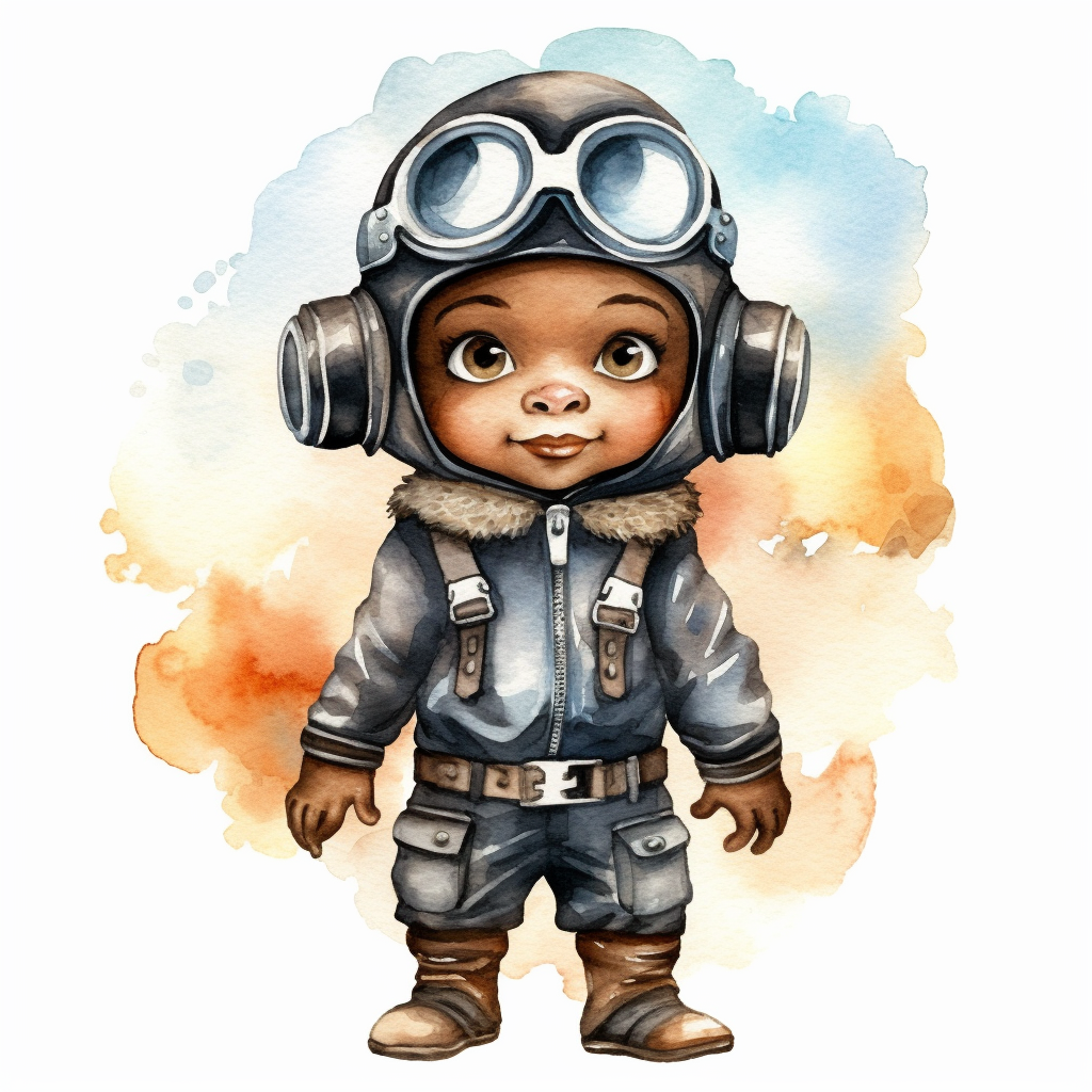 cute aviator cliparts