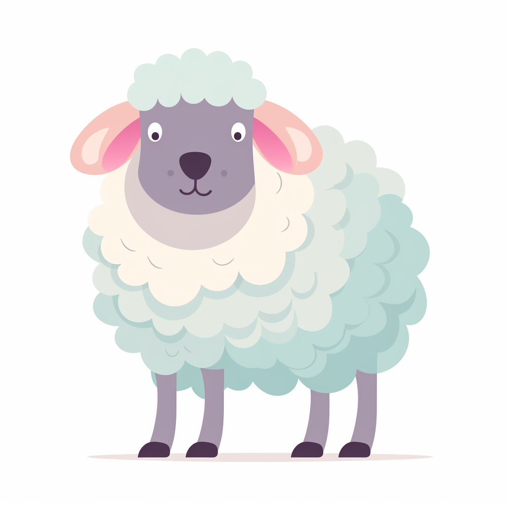 cartoon sheep clipart