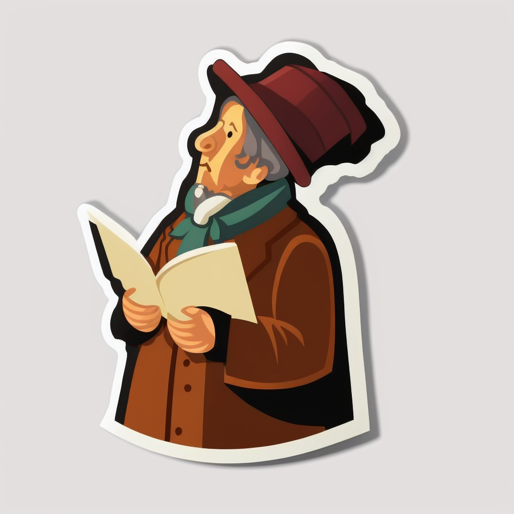 caroling cliparts