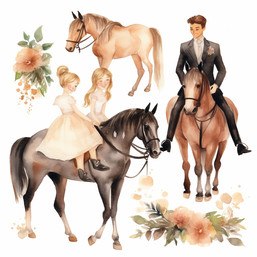 horse love cliparts