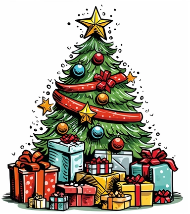 a christmas clip art free download 4 royalty free clipart, in the style of eye-catching, glorious, gond art