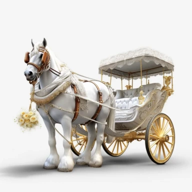 beautiful realistic white wedding horse and cart with four perfect legs and hooves wedding realistic elegant horse and cart,clip art graphics , PNG image,transparent background ,ultra highly detailed, 18k, sharp focus, bright photo with vibrant colours, digitally enhanced,photographic, enhanced graphics, png format, straight, sharp focus, bright lighting, intricate detailed png image ,high definition,300dpi,graphic clipart,computer graphics
