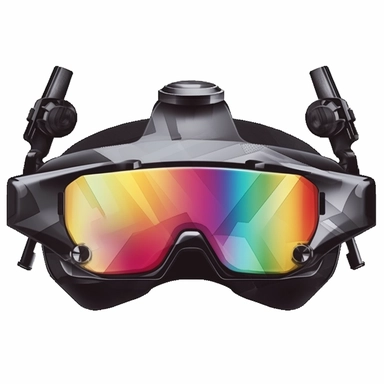 FPV goggles clipart style