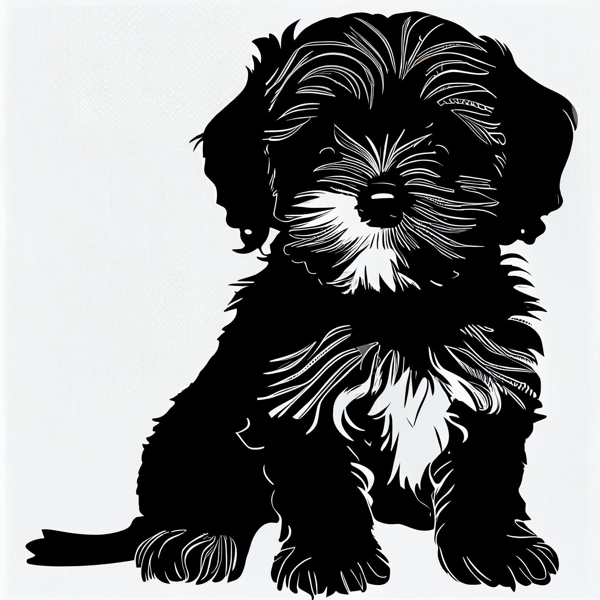 havanese puppy cliparts