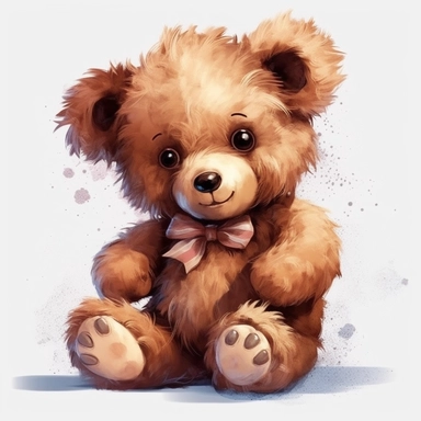 Subject: Teddy Bear Clipart in Transparent Background Type of Image: Digital Illustration Art Styles: Realism, Cartoon Art Inspirations: ArtStation, Behance Camera: N/A (Digital Illustration) Shot: N/A (Digital Illustration) Render Related Information: N/A (Digital Illustration)