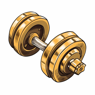 dumbbells clipart