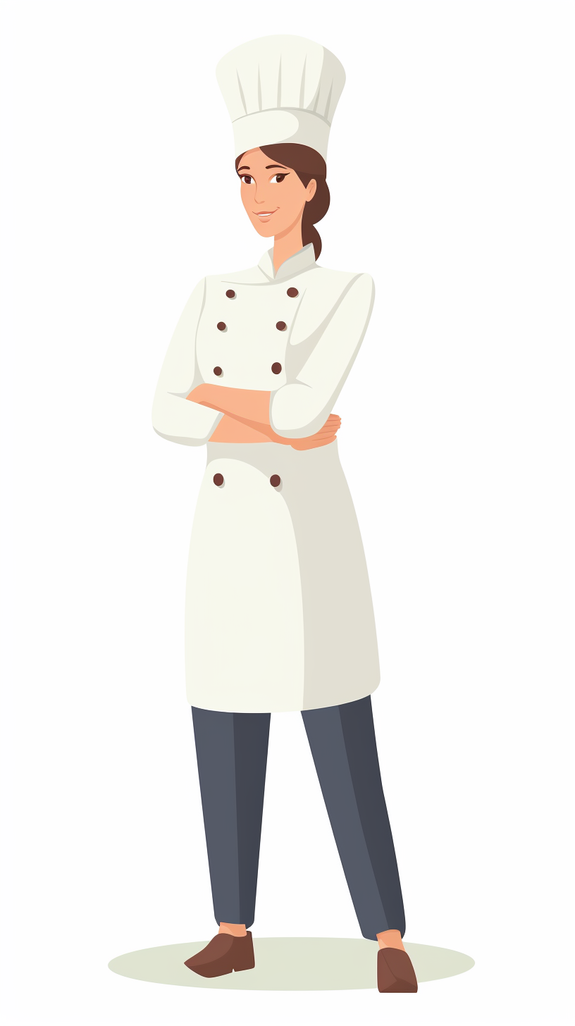 female chef clipart