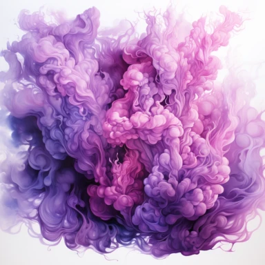 fantasy smoke Clipart, Watercolor, hyper realistic, intricate detail, illustration style, high resolution, on the white background