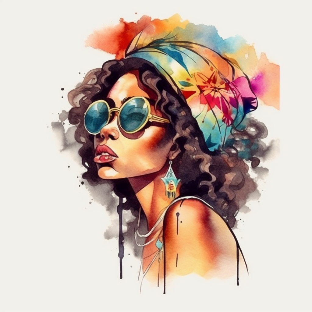 black woman cliparts