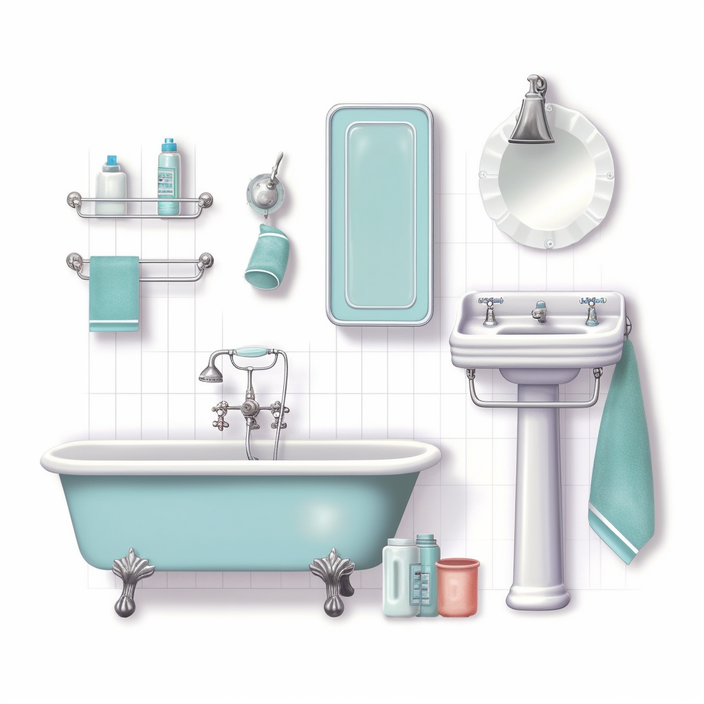 bathrooms cliparts