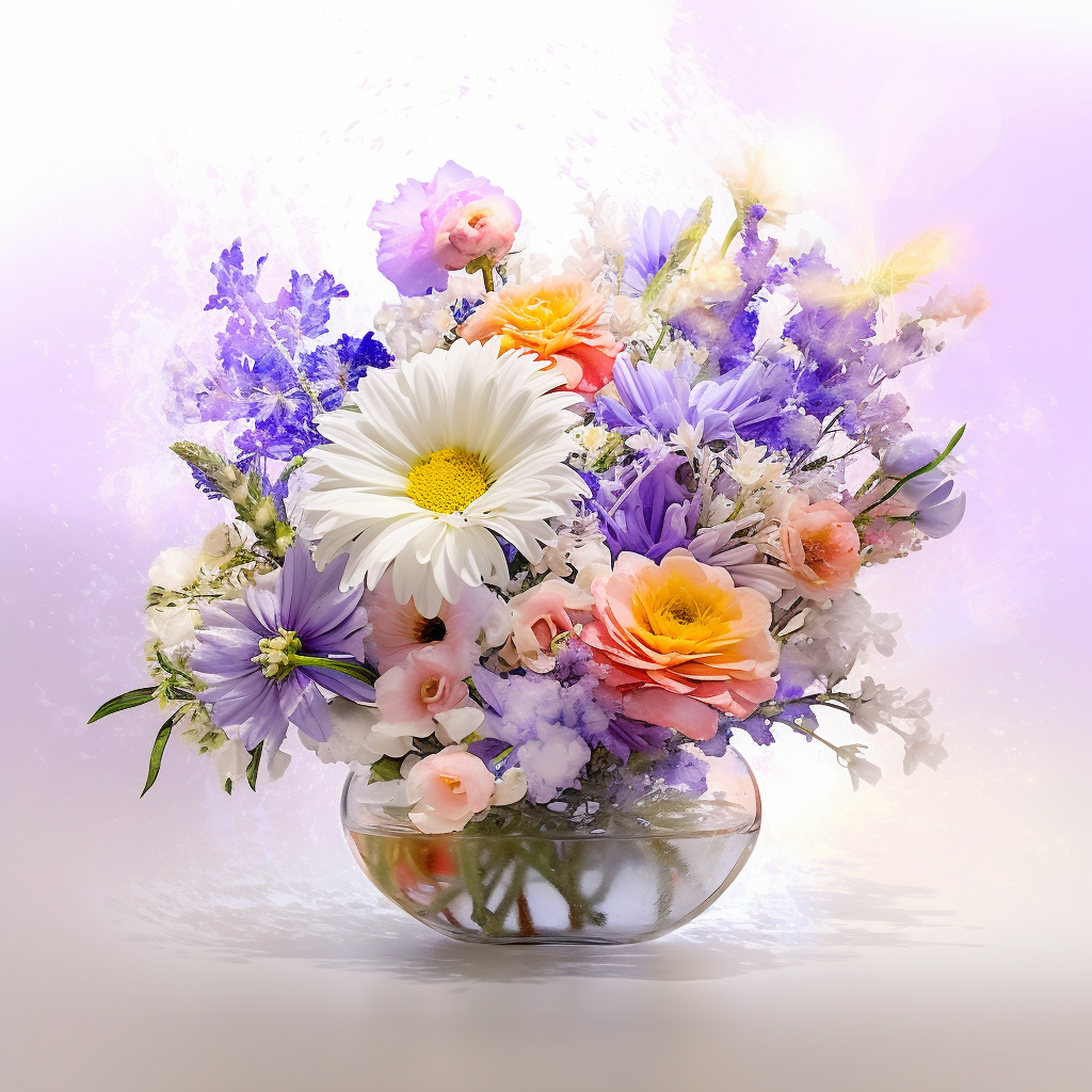 lavender daisy cliparts