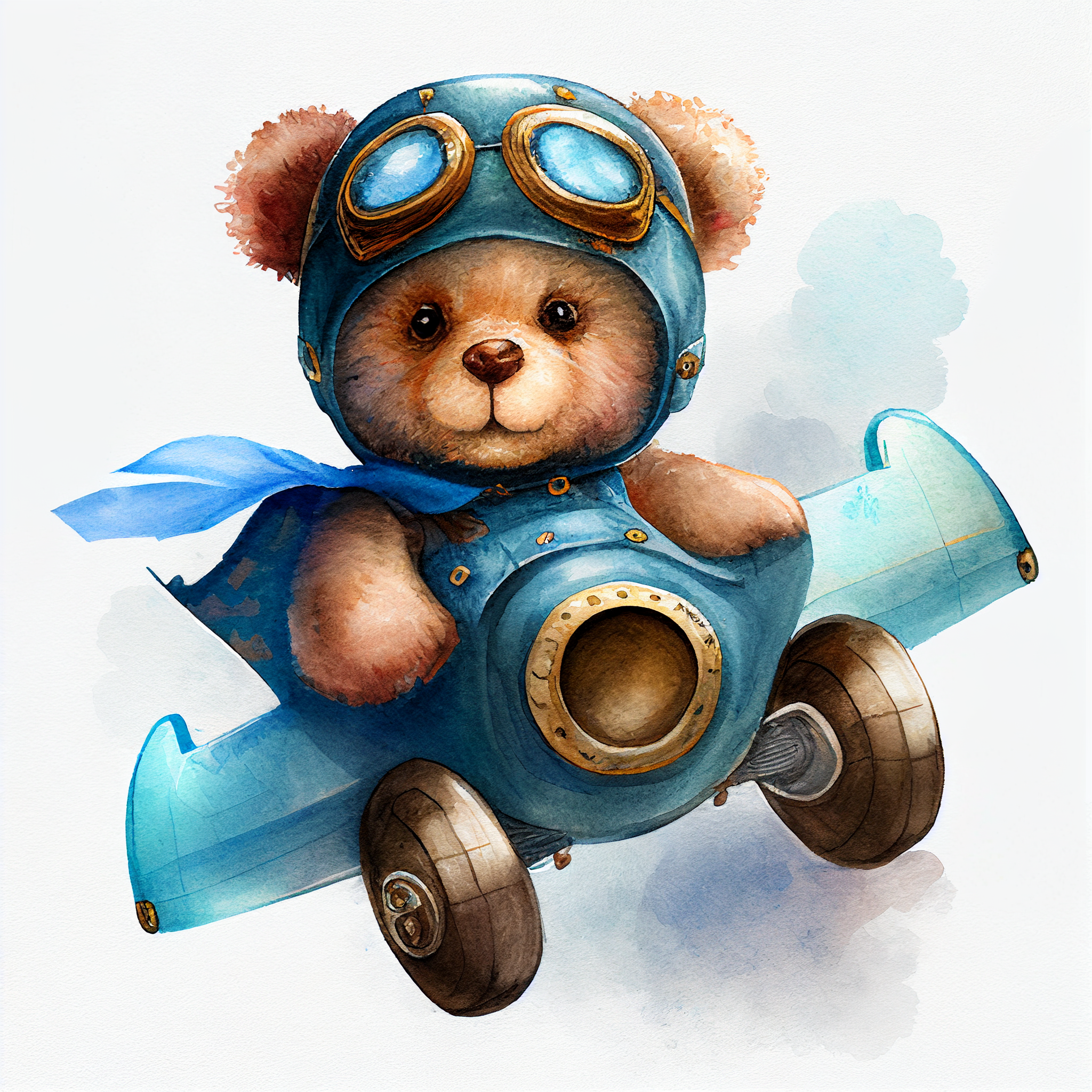 blue plane cliparts