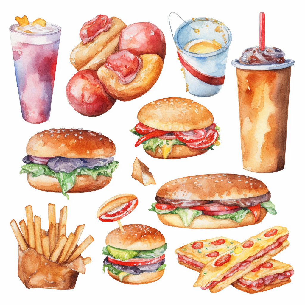 hot food cliparts