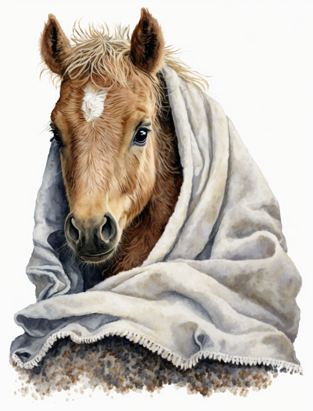 baby horse clipart