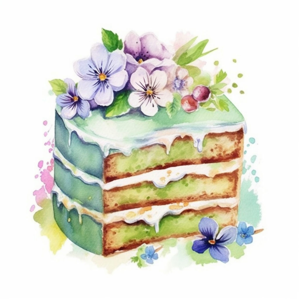 green cake cliparts