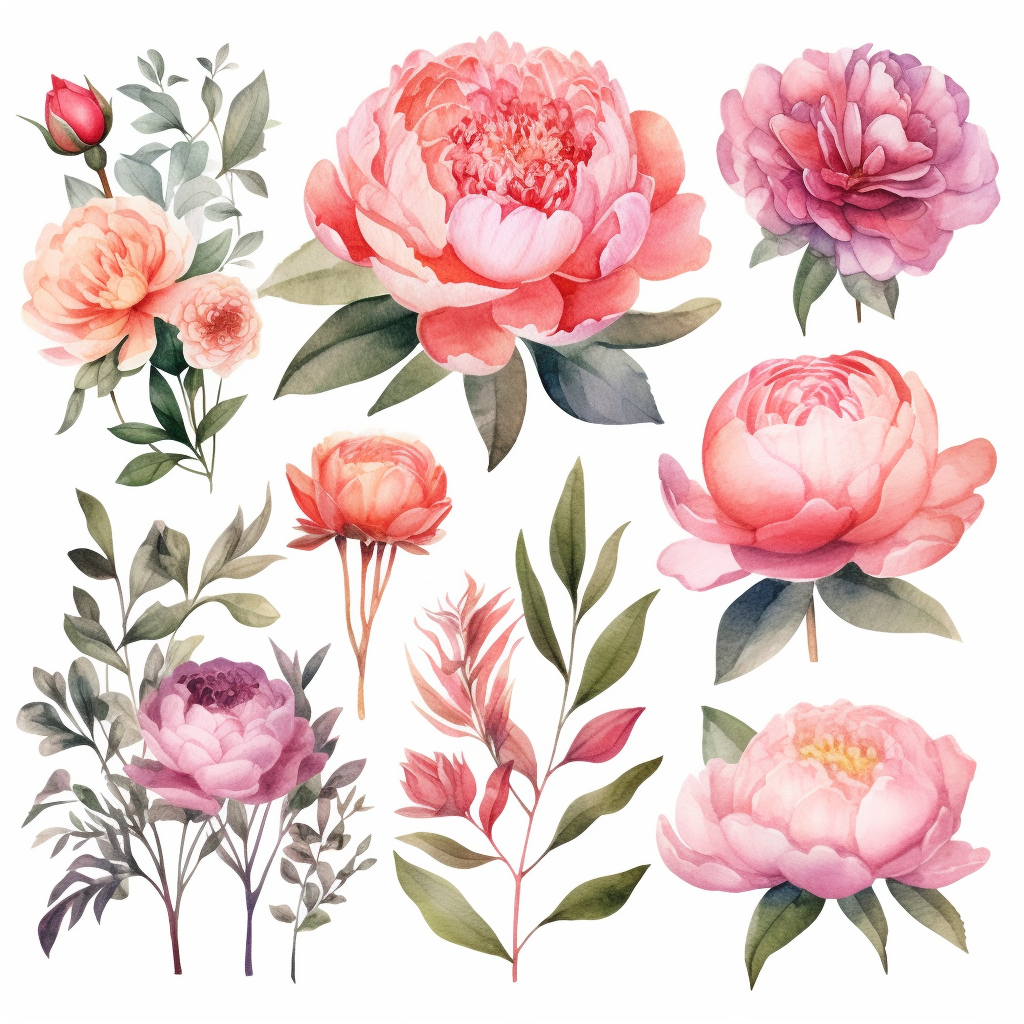 birthday cliparts flowers
