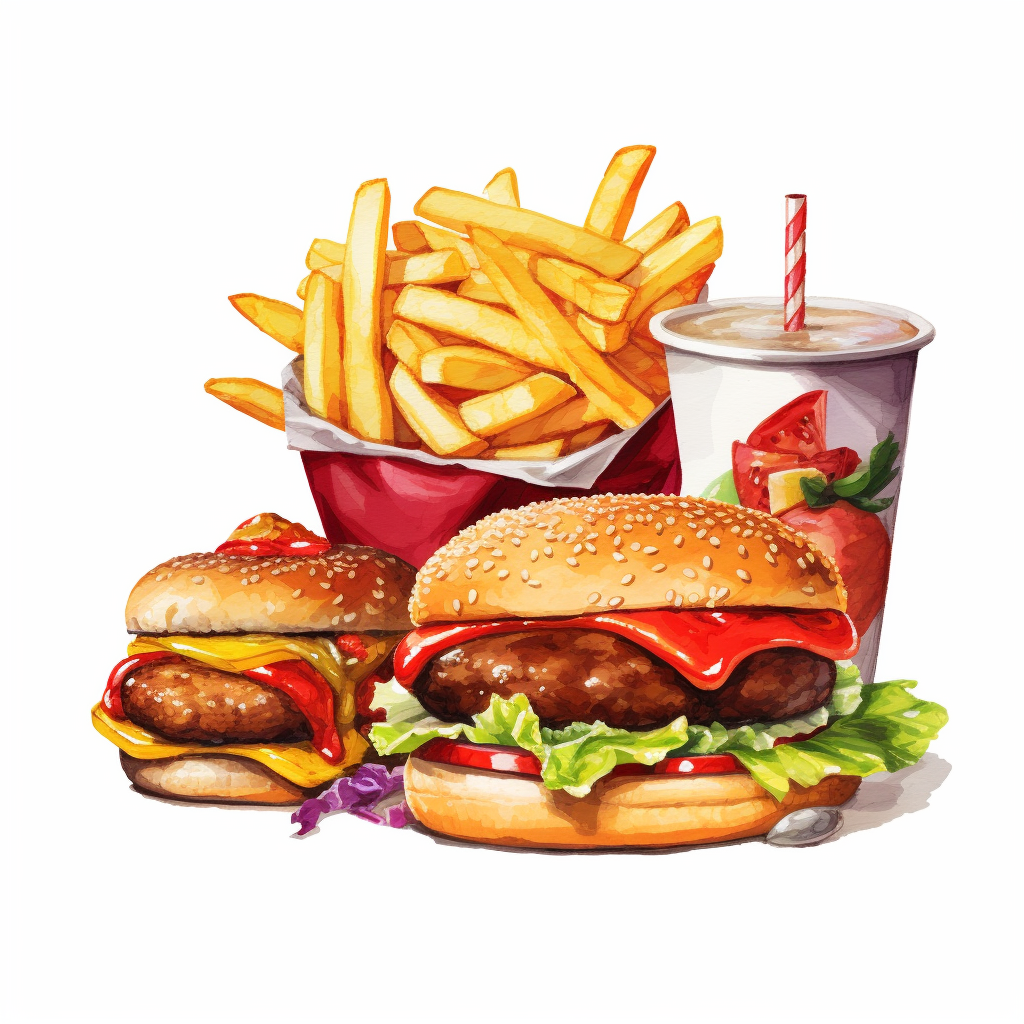 fast food cliparts