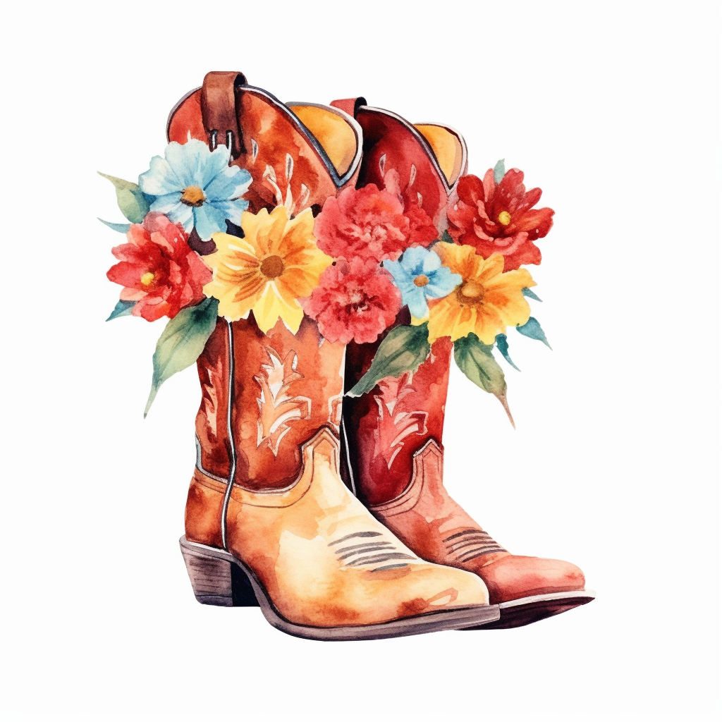 cliparts western boot