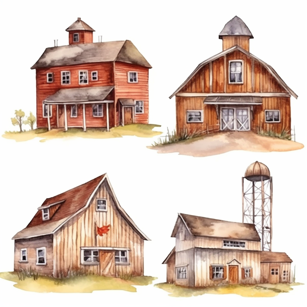 old barn cliparts