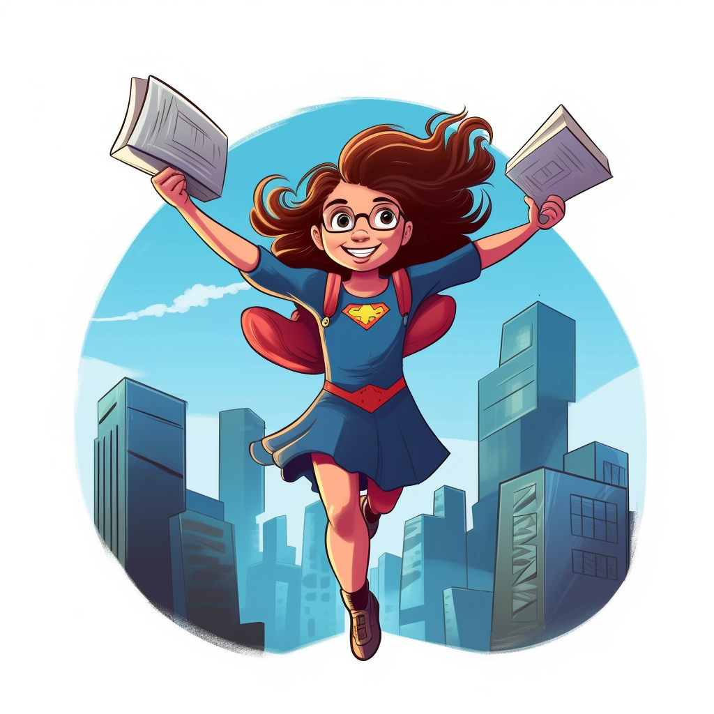 flying book cliparts