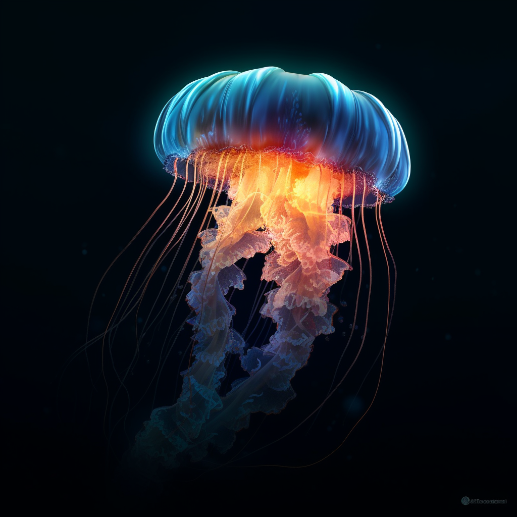ocean jellyfish cliparts