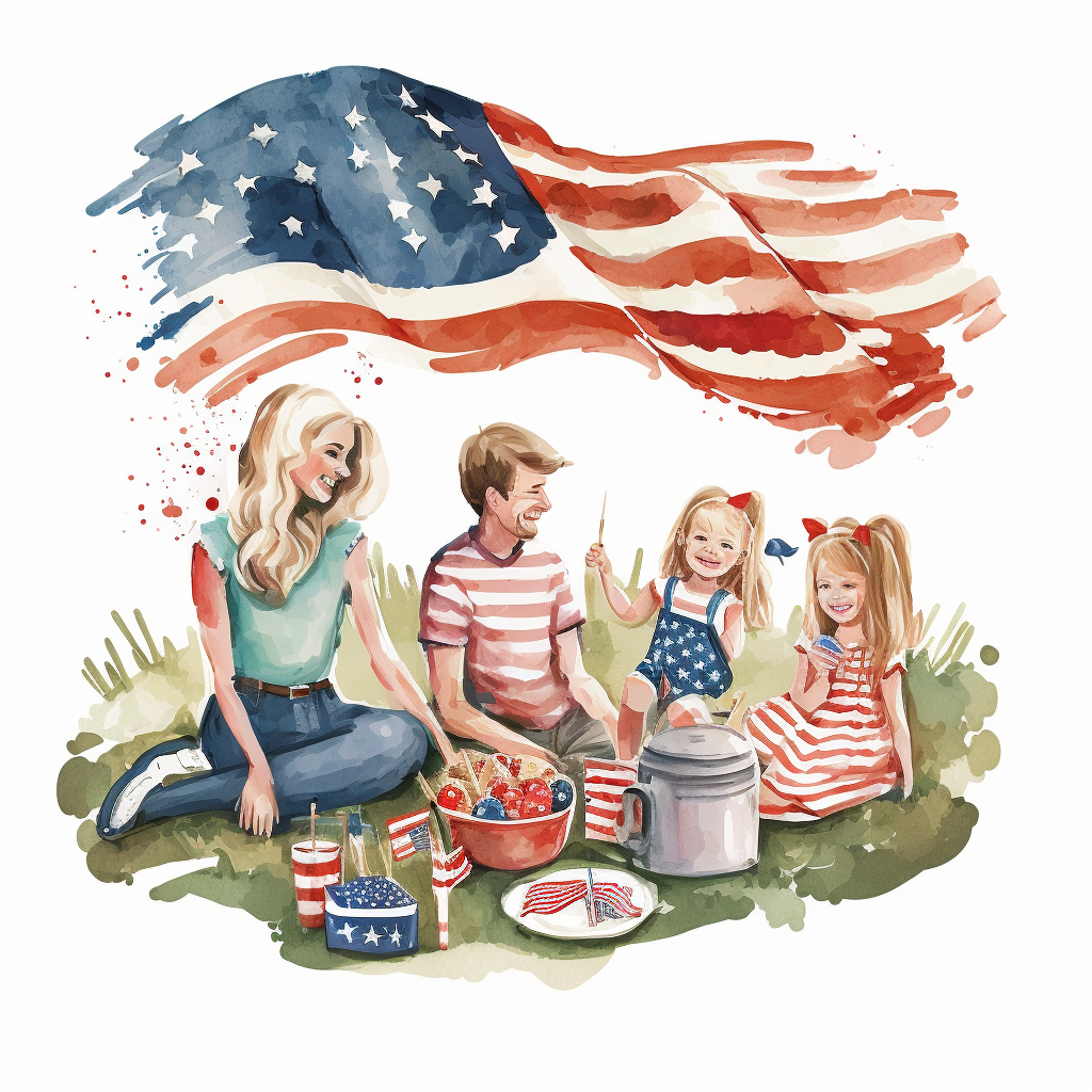 family picnic cliparts