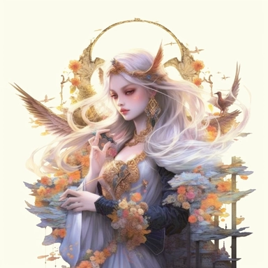 ,alchemy of the soul magic happing, Takehisa Yumeji's art style, soft, glowing watercolour clipart, isolated clipart, white background