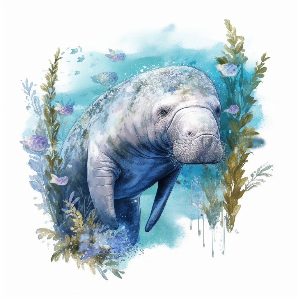 manatee clipart