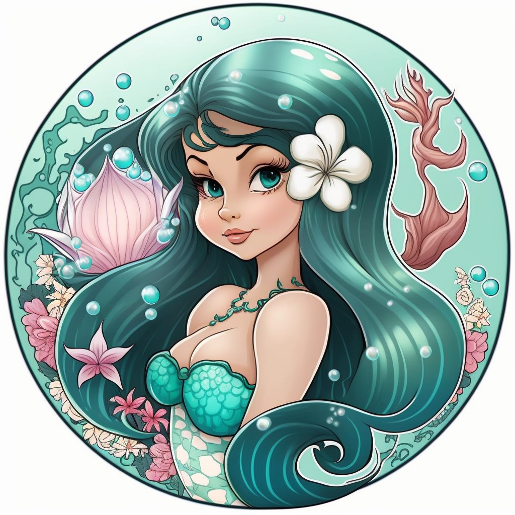 free mermaid clipart