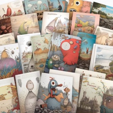 Design a visually captivating graphic showcasing the wide variety of clipart and coloring books in our Etsy store, perfectly optimized for a 1200x160 pixel display.
