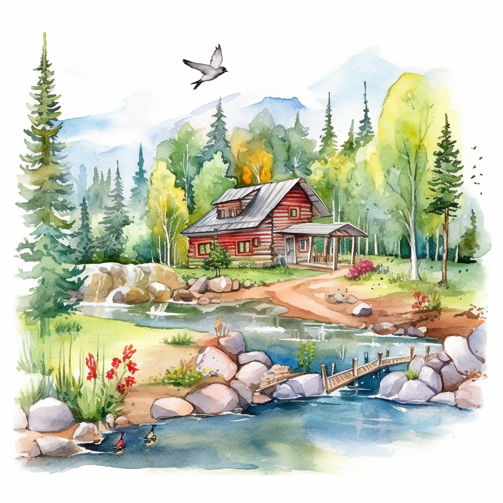 evergreen tree clipart
