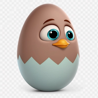 Easter egg, Disney animation, solid color, clipart, white background, no background, clipartmax,